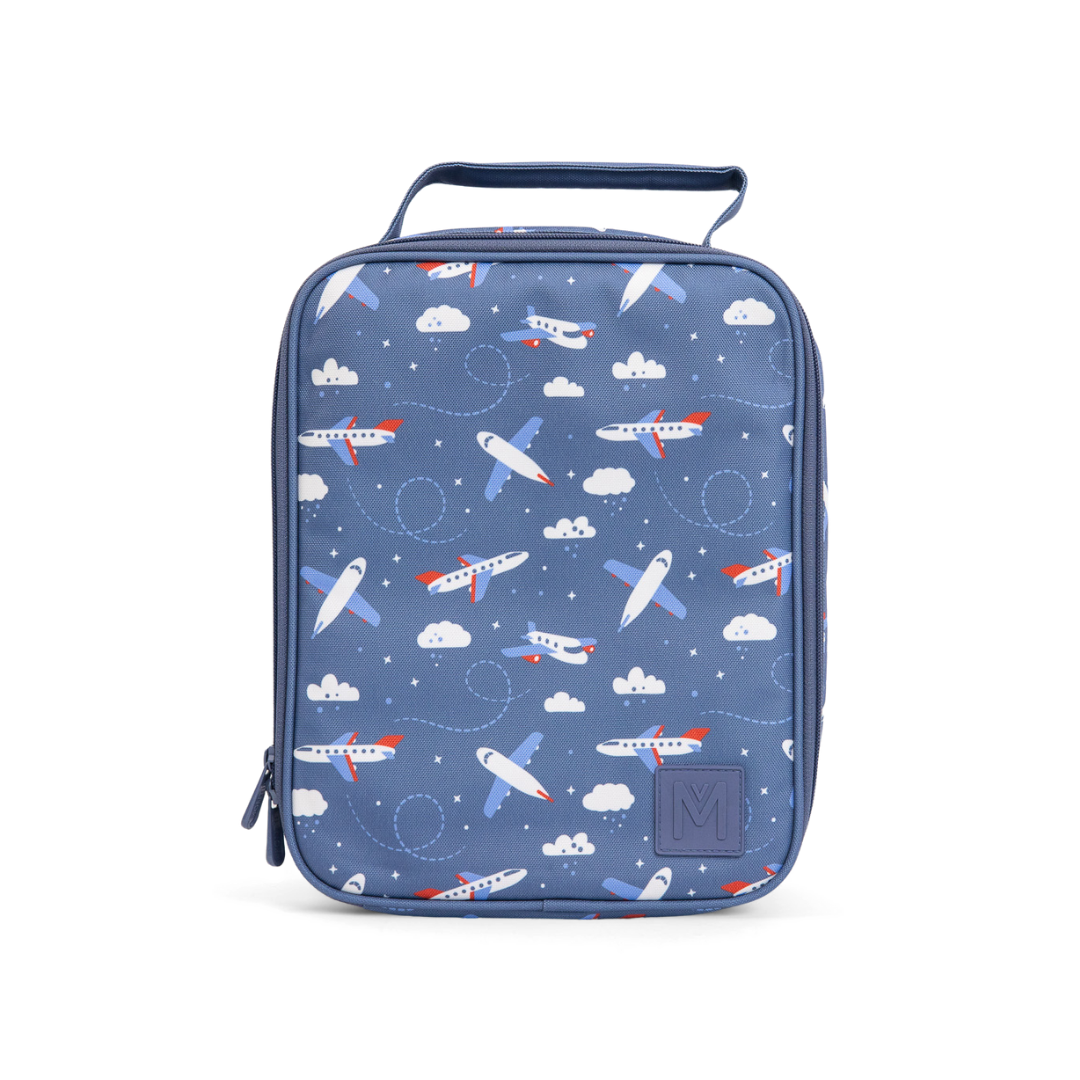 MontiiCo Large Insulated Lunch Bag - Jetset (NEW SIZE)