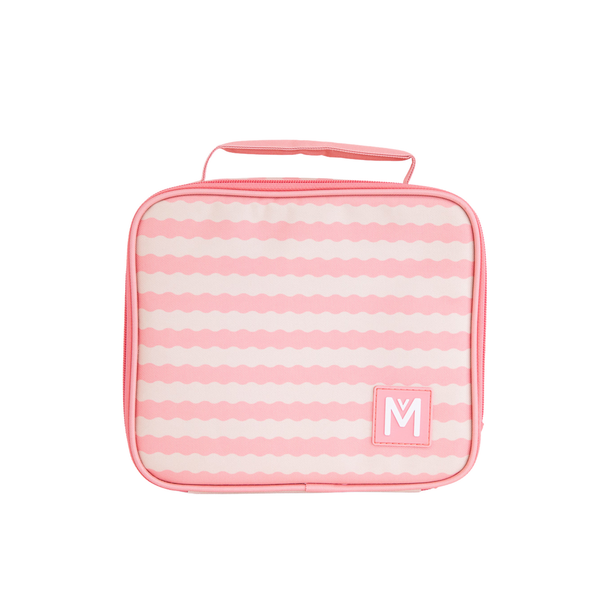 MontiiCo Medium Insulated Lunch Bag - Ripple Camellia