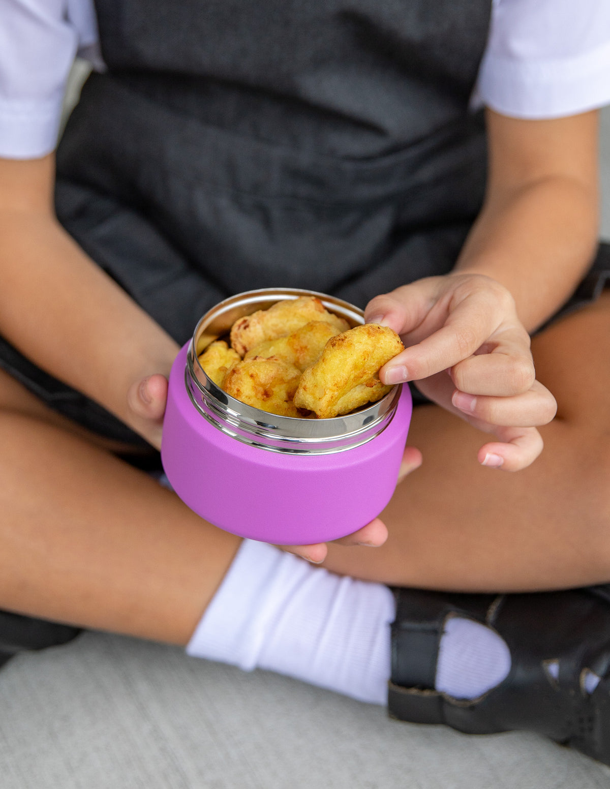 Montiico Mini Food jar - 200ml - Fuchsia -