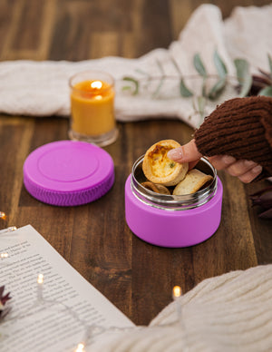 Montiico Mini Food jar - 200ml - Fuchsia
