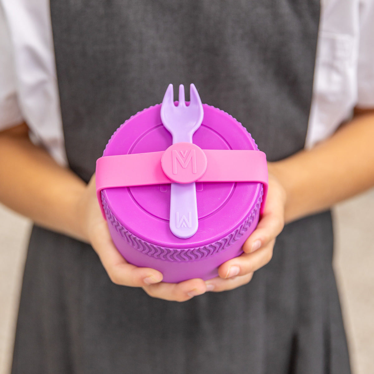 Montiico Mini Food jar - 200ml - Fuchsia -