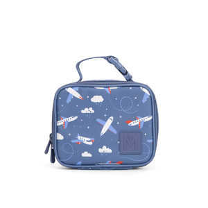 MontiiCo Mini Insulated Lunch Bag - Jetset (Clip Handle)