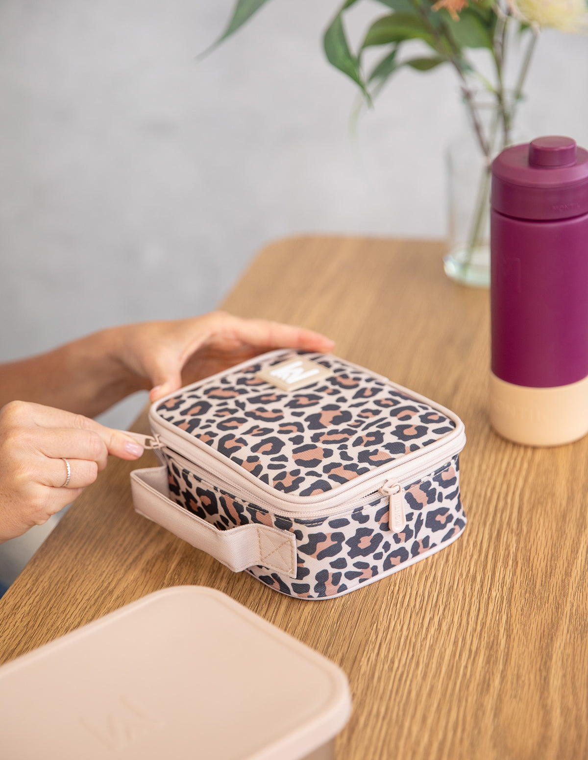 Montiico mini Insulated Lunch bag - Leopard