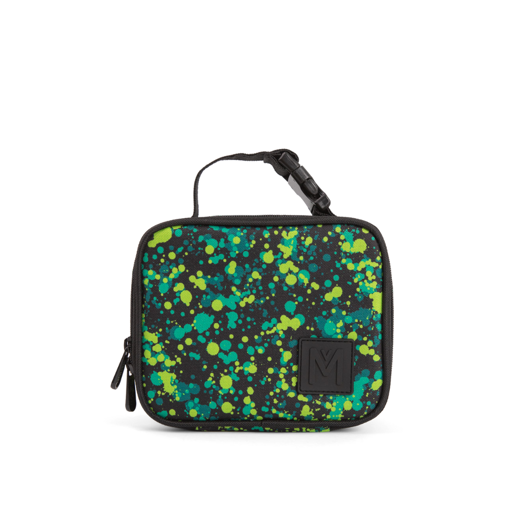 MontiiCo Mini Insulated Lunch bag - Splat (Clip Handle)