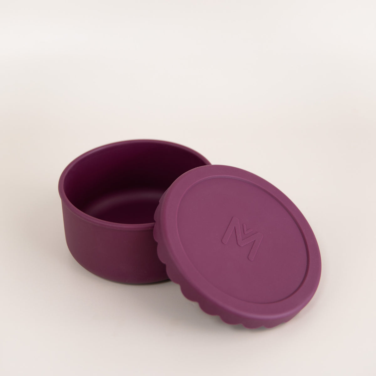 MontiiCo Silicone Scallop Bowl - Ruby