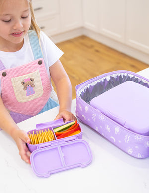 MontiiCo Large Insulated Lunch Bag - Cosmic Bloom (NEW SIZE) LIMITED EDITION