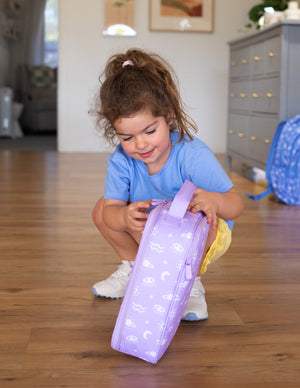 MontiiCo Large Insulated Lunch Bag - Cosmic Bloom (NEW SIZE) LIMITED EDITION