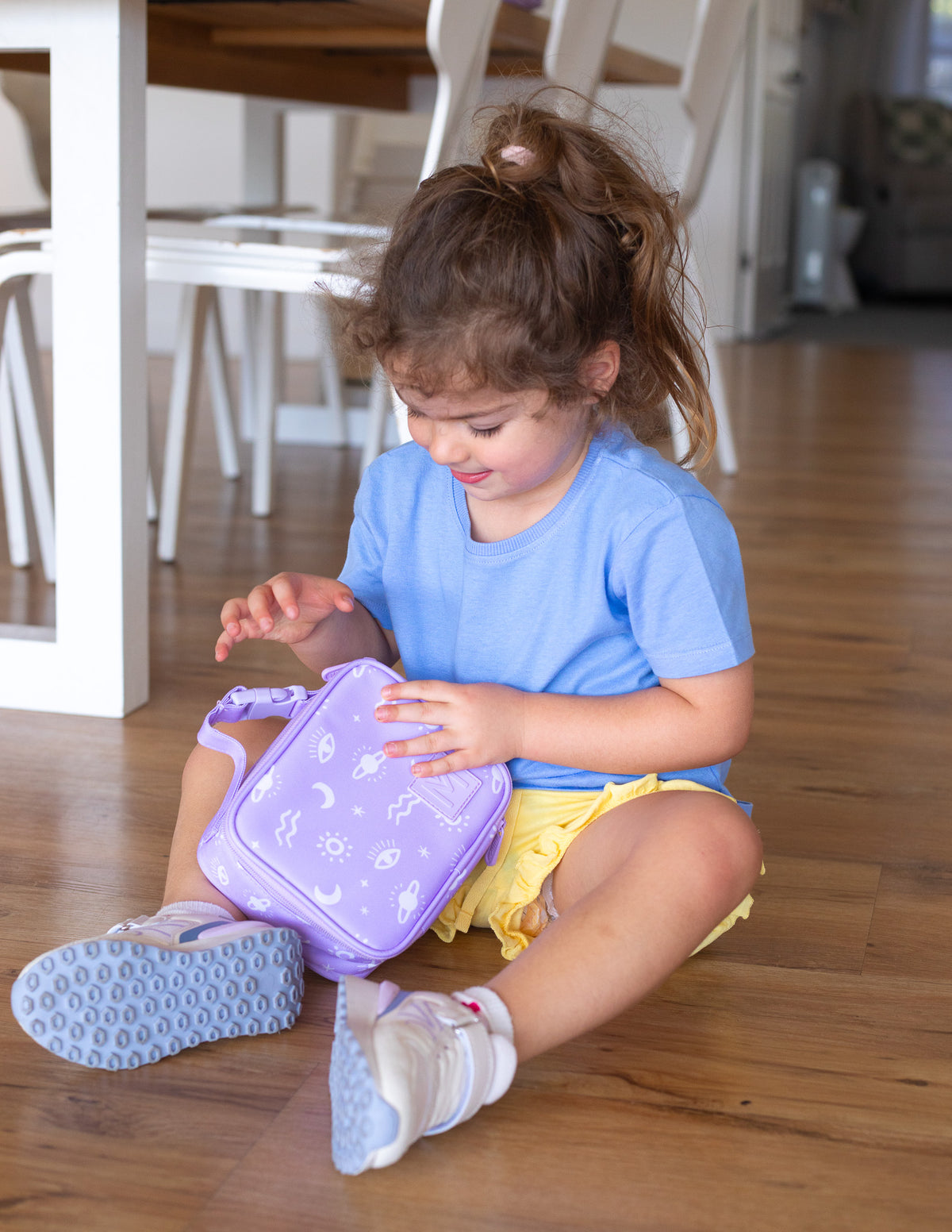 MontiiCo Large Insulated Lunch Bag - Cosmic Bloom (NEW SIZE) LIMITED EDITION