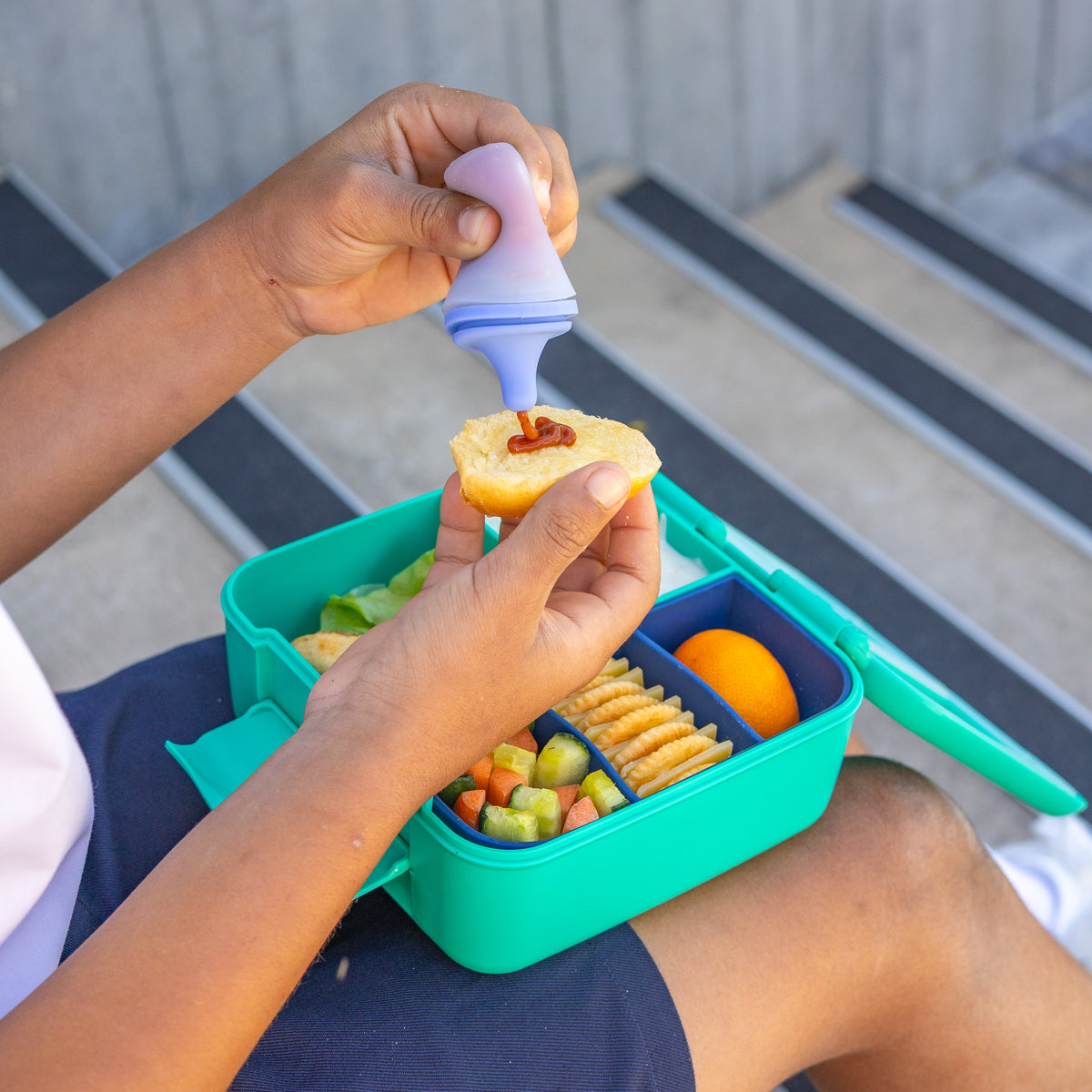 MontiiCo Silicone Sauce Bottle - Mojito &amp; Splash