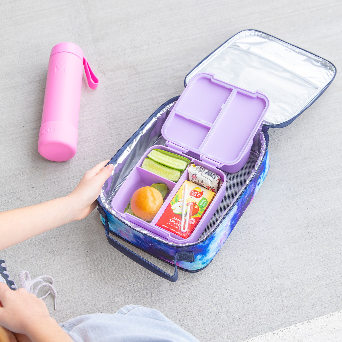 MontiiCo Bite Lunch Box - Lilac