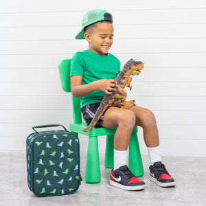 MontiiCo Large Insulated Lunch Bag - Dinosaur