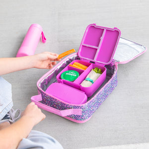 MontiiCo Bite Lunch Box - Fuchsia