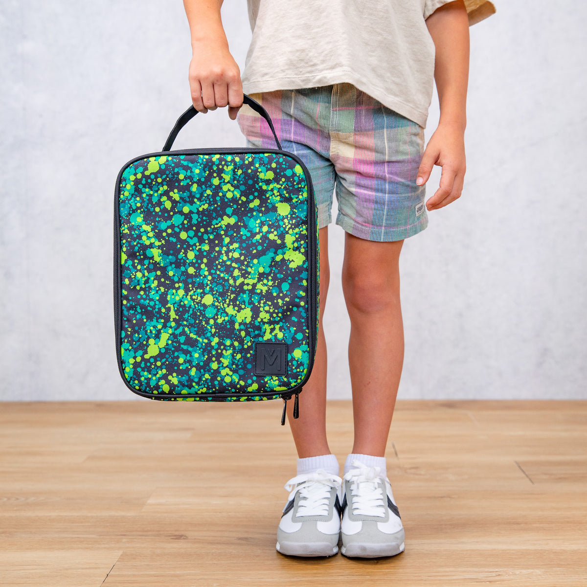 MontiiCo Large Insulated Lunch Bag - Splat  (NEW SIZE)