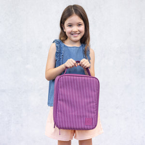 MontiiCo Large Insulated Lunch Bag - Ruby (NEW SIZE)