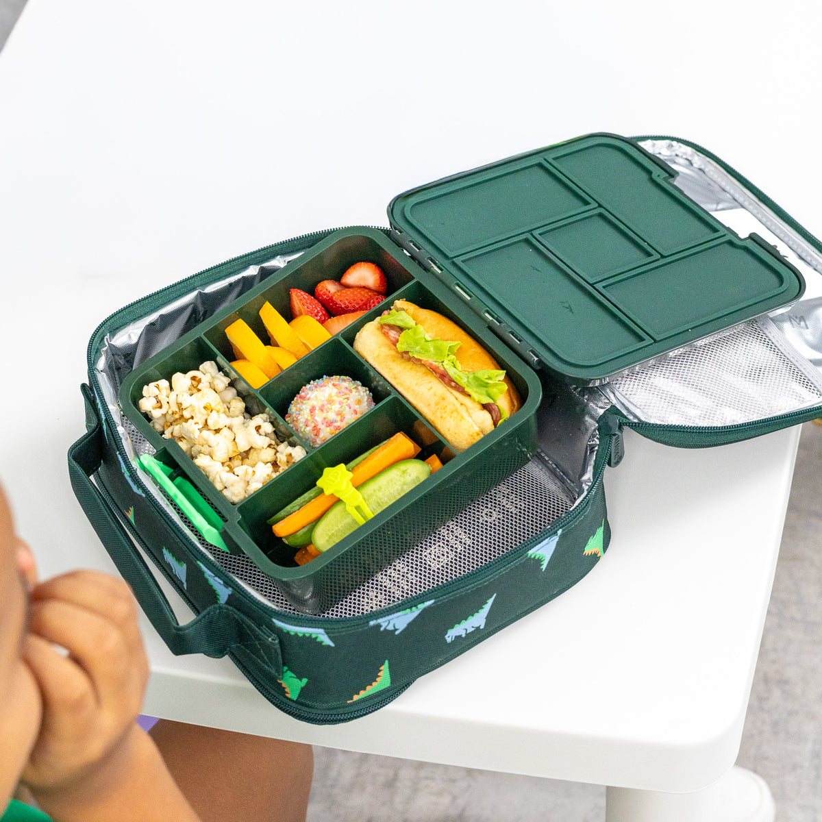 Montiico Bento Five Lunch Box - Dinosaur