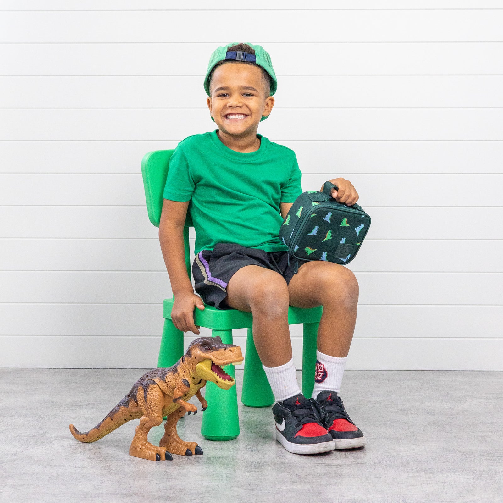 MontiiCo Mini Insulated Lunch Bag - Dinosaur