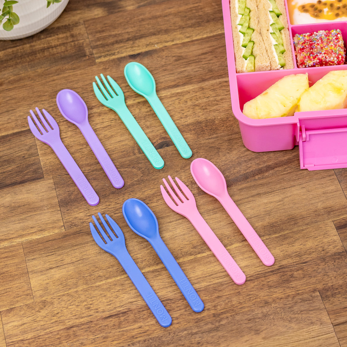 MontiiCo Out &amp; About Cutlery Set - Pastel