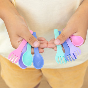 MontiiCo Out & About Cutlery Set - Pastel