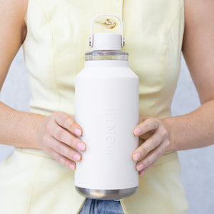Montii.Co 1 Litre Quench Drink Bottle - Cream
