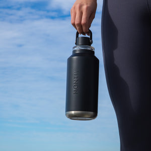 Montii.Co 1 Litre Quench Drink Bottle - Midnight