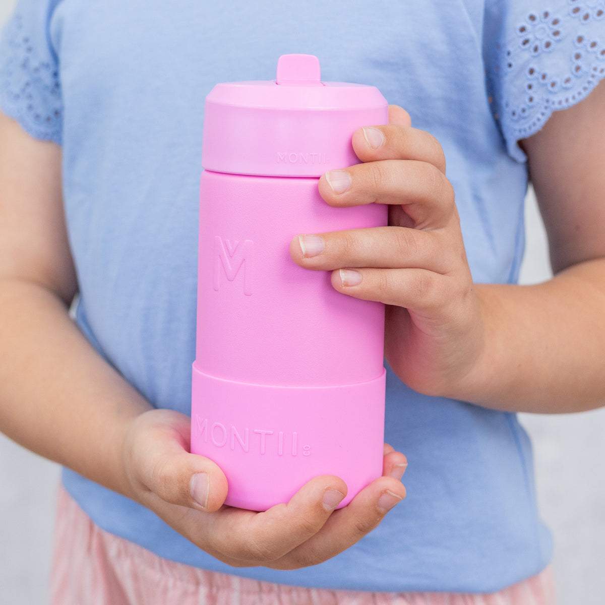 MontiiCo 350ml Drink Bottle Sipper - Floss