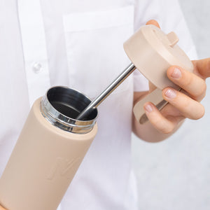 MontiiCo 475ml Drink Bottle Sipper - Sand