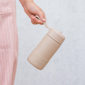 MontiiCo 350ml Drink Bottle Sipper - Sand