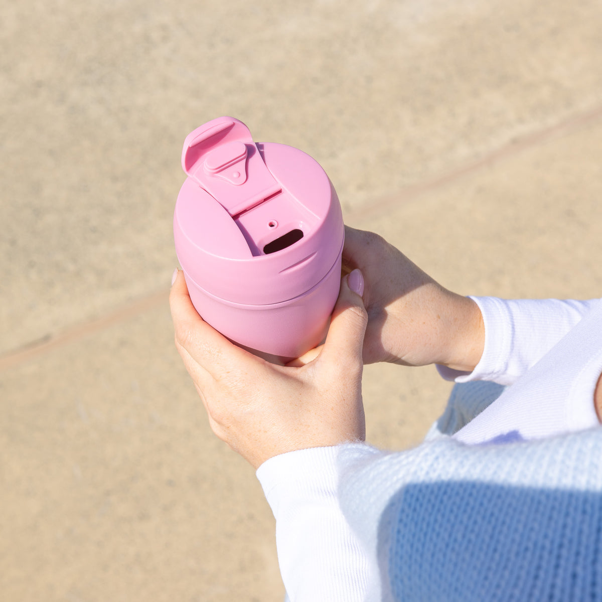 MontiiCo 380ml Coffee Cup - Bubblegum