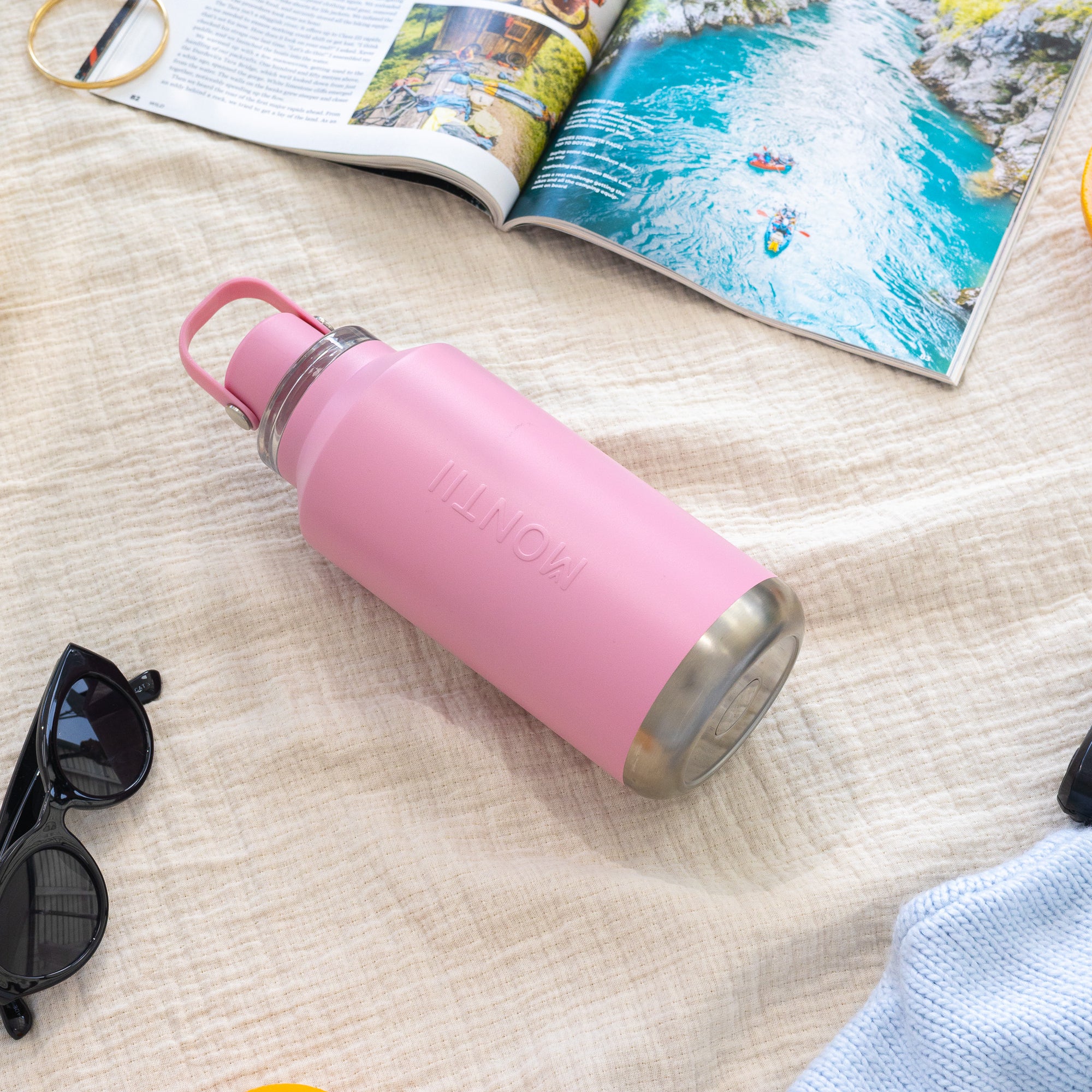 Montii.Co 1 Litre Quench Drink Bottle - Bubblegum