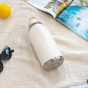 Montii.Co 1 Litre Quench Drink Bottle - Cream