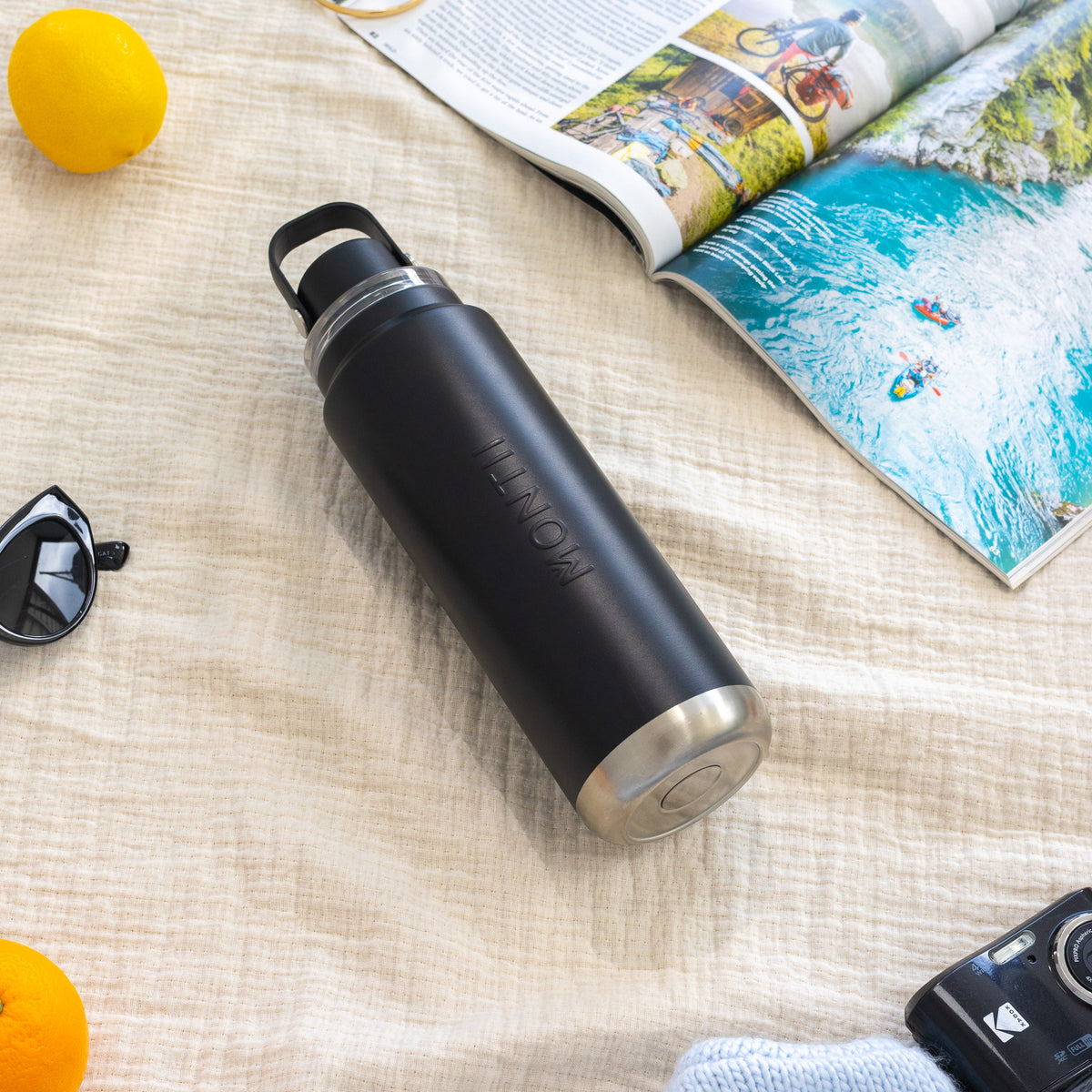 Montii.co 700ml Quench Drink Bottle - Midnight