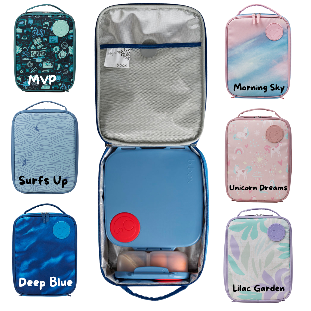 B.box Large and Snack box Bundle - Blue Blaze