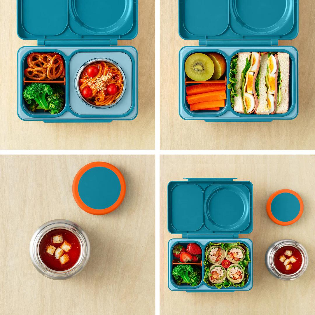 OMIEBOX UP HOT & COLD BENTO BOX - TEAL GREEN