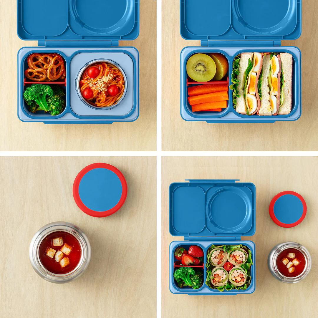 OMIEBOX UP HOT &amp; COLD BENTO BOX - COSMIC BLUE