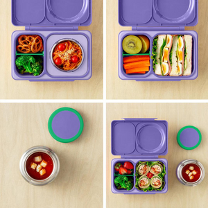 OMIEBOX UP HOT & COLD BENTO BOX - GALAXY PURPLE