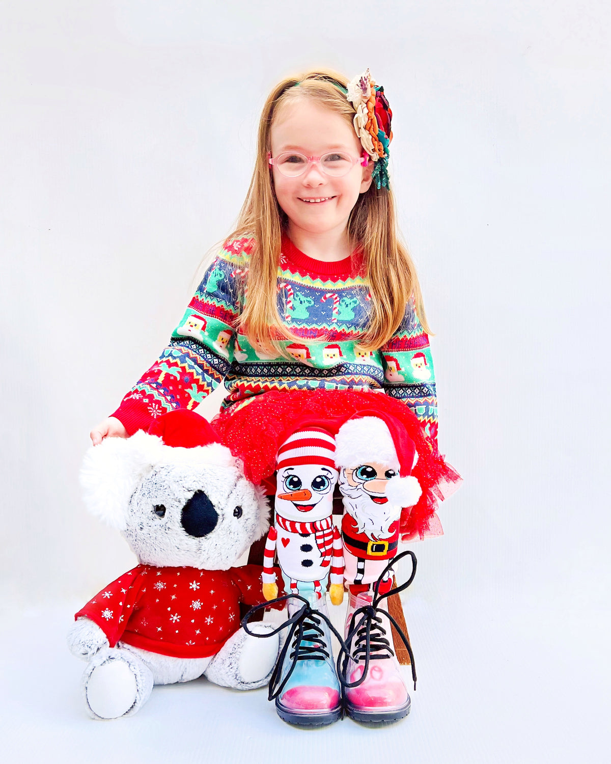 Mad Mia Socks - SANTA &amp; SNOWMAN