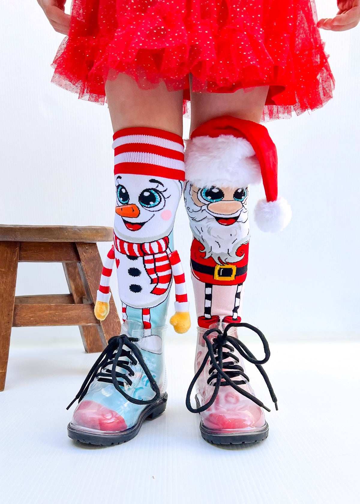 Mad Mia Socks - SANTA &amp; SNOWMAN