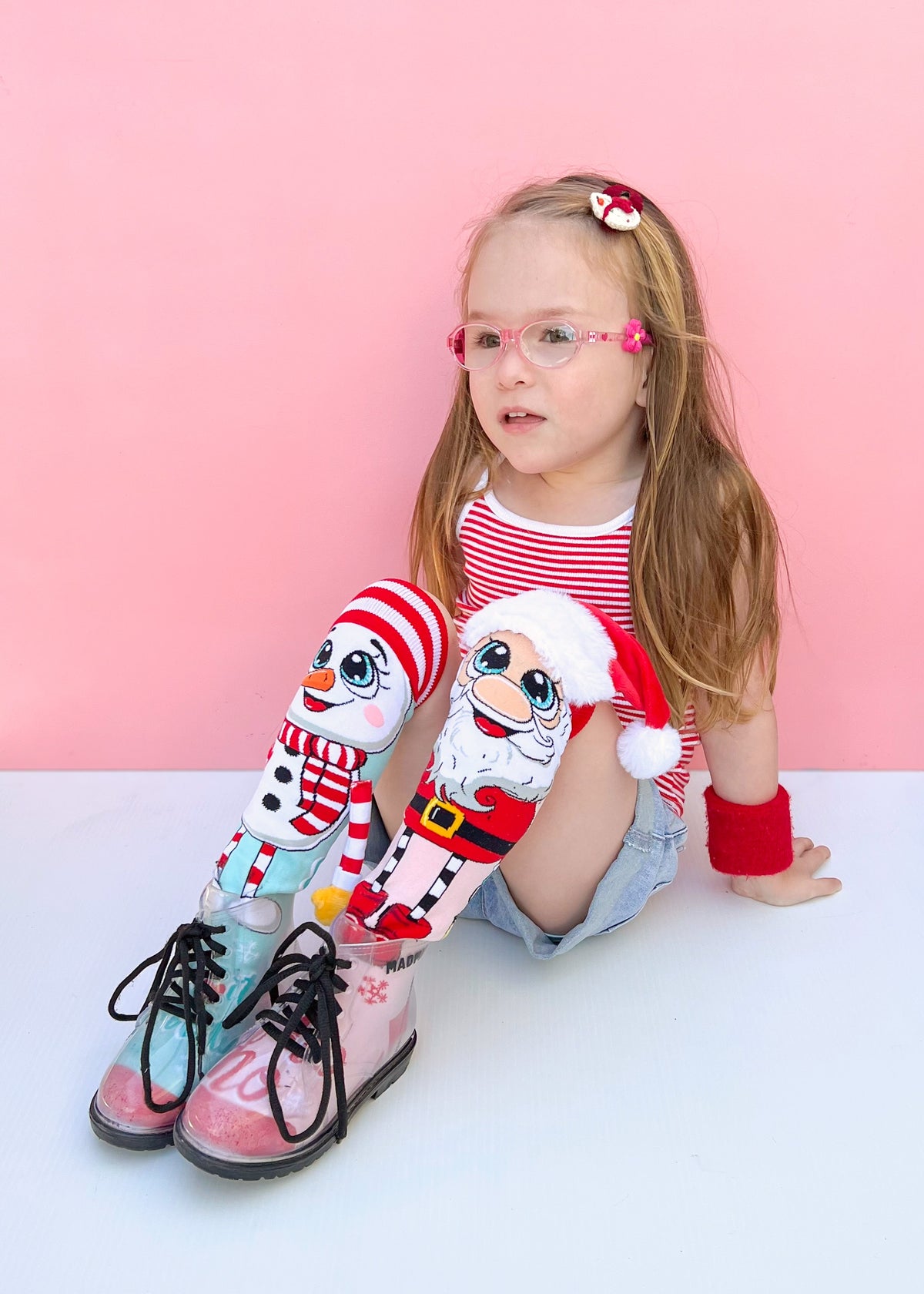 Mad Mia Socks - SANTA &amp; SNOWMAN