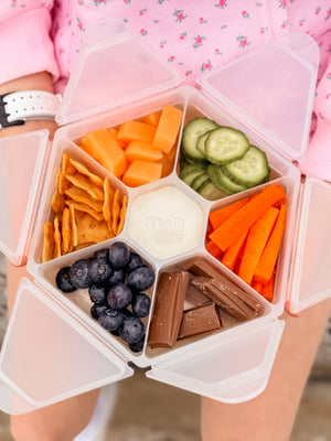 MELII LUXE HEXAGON SNACKLE BOX - Blue