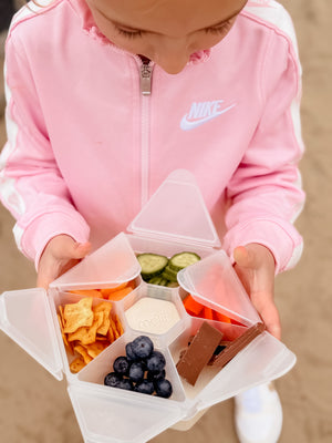 MELII LUXE HEXAGON SNACKLE BOX - Blue