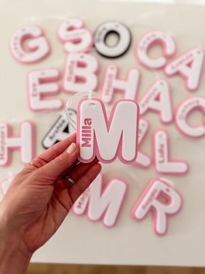 Large Personalised Laser Cut Bag Tag