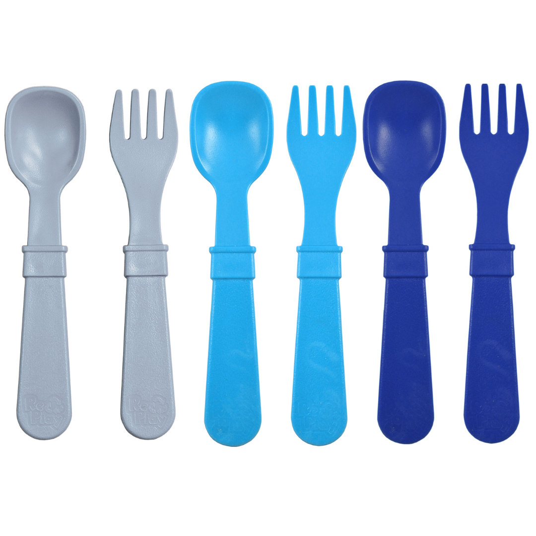 Replay Cutlery Bundle - Sky Blue / Navy / Grey