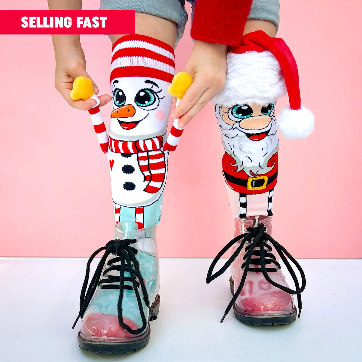 Mad Mia Socks - SANTA &amp; SNOWMAN