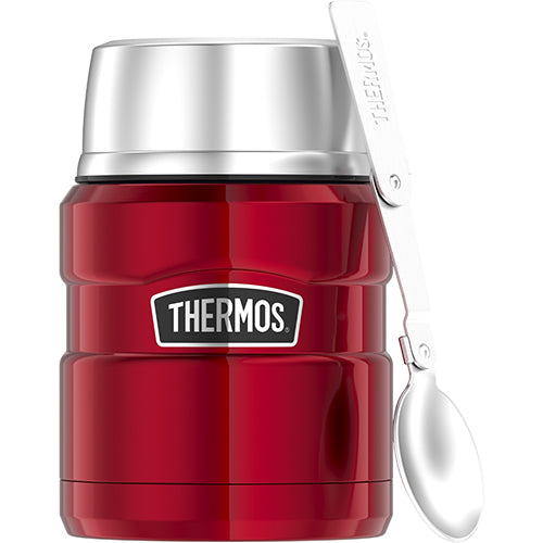 THERMOS 470ML STAINLESS KING™ FOOD JAR - RED