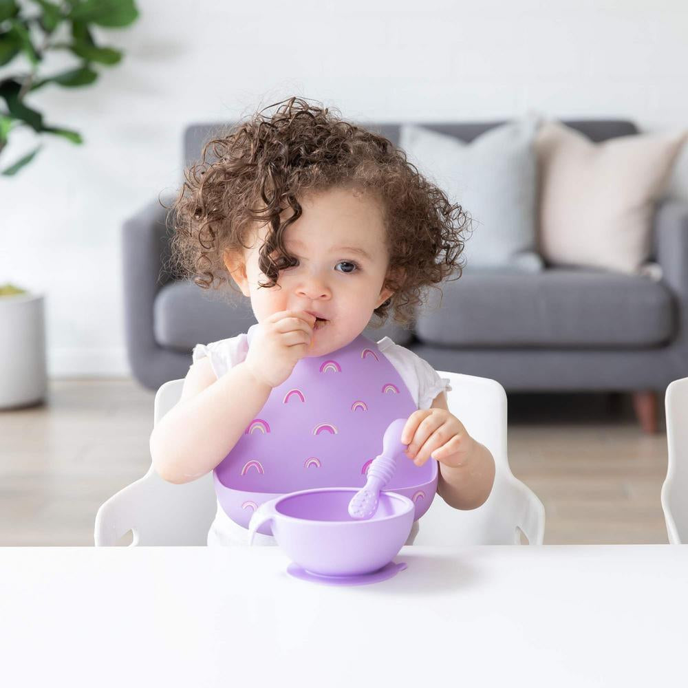 Bumkins Silicone Bib - Rainbows