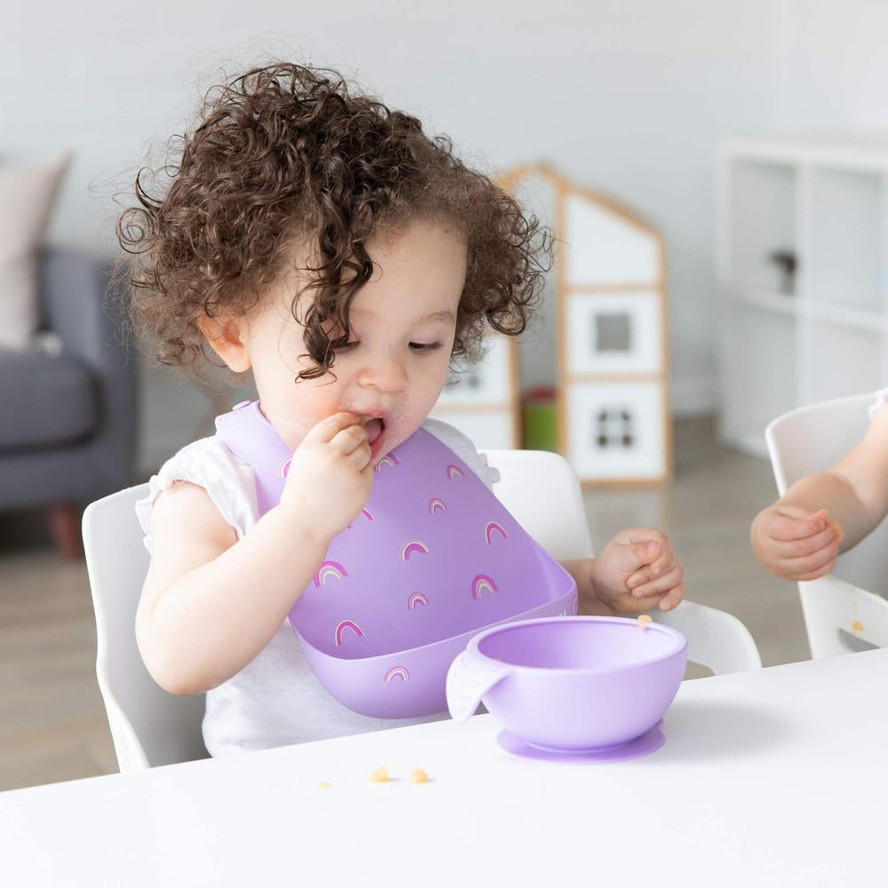 Bumkins Silicone Bib - Rainbows
