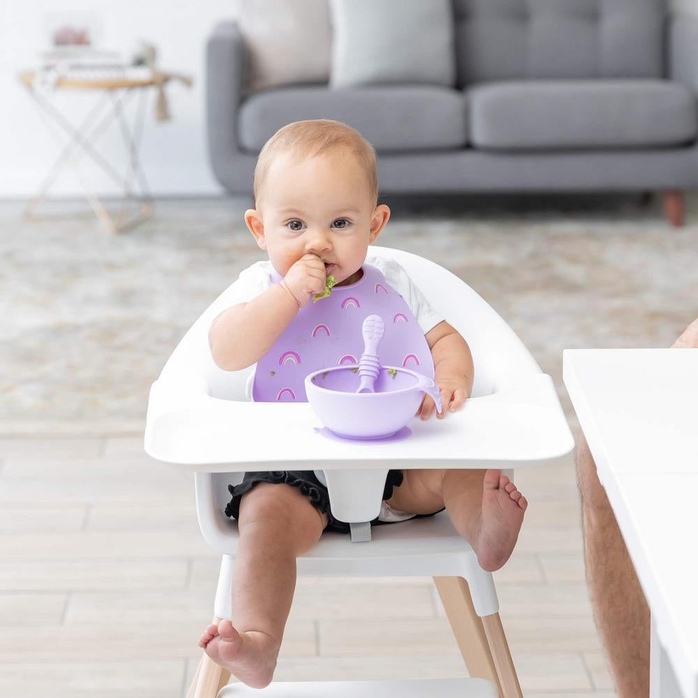 Bumkins Silicone Bib - Rainbows