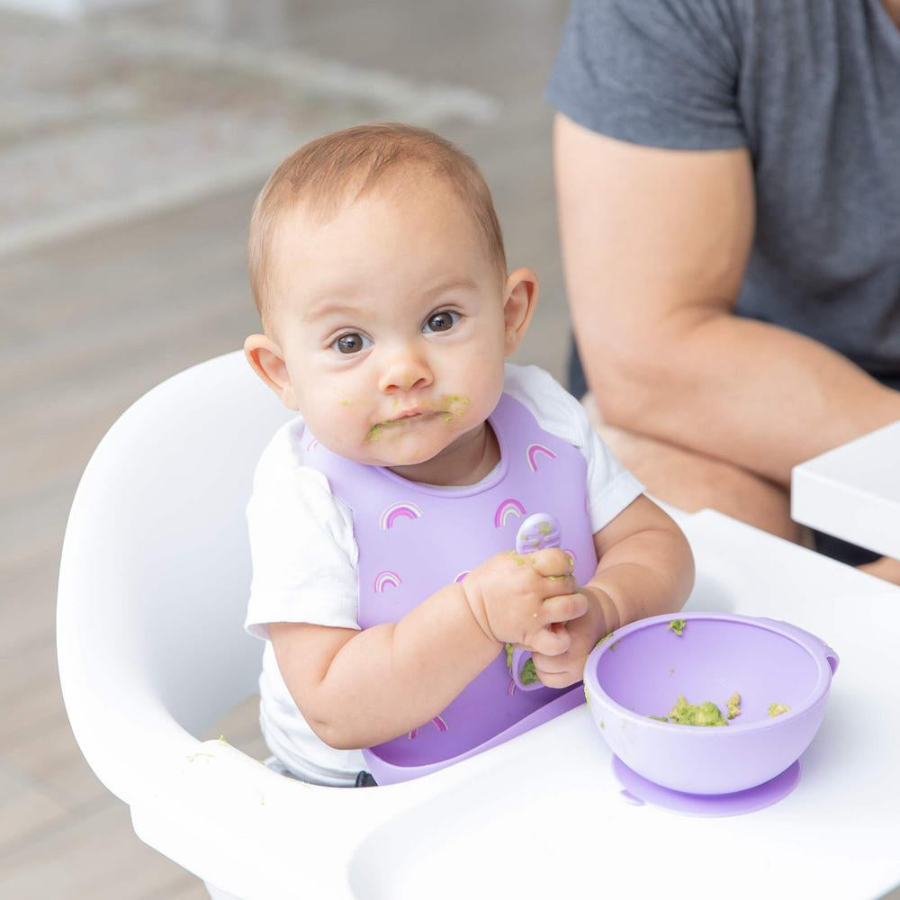 Bumkins Silicone Bib - Rainbows