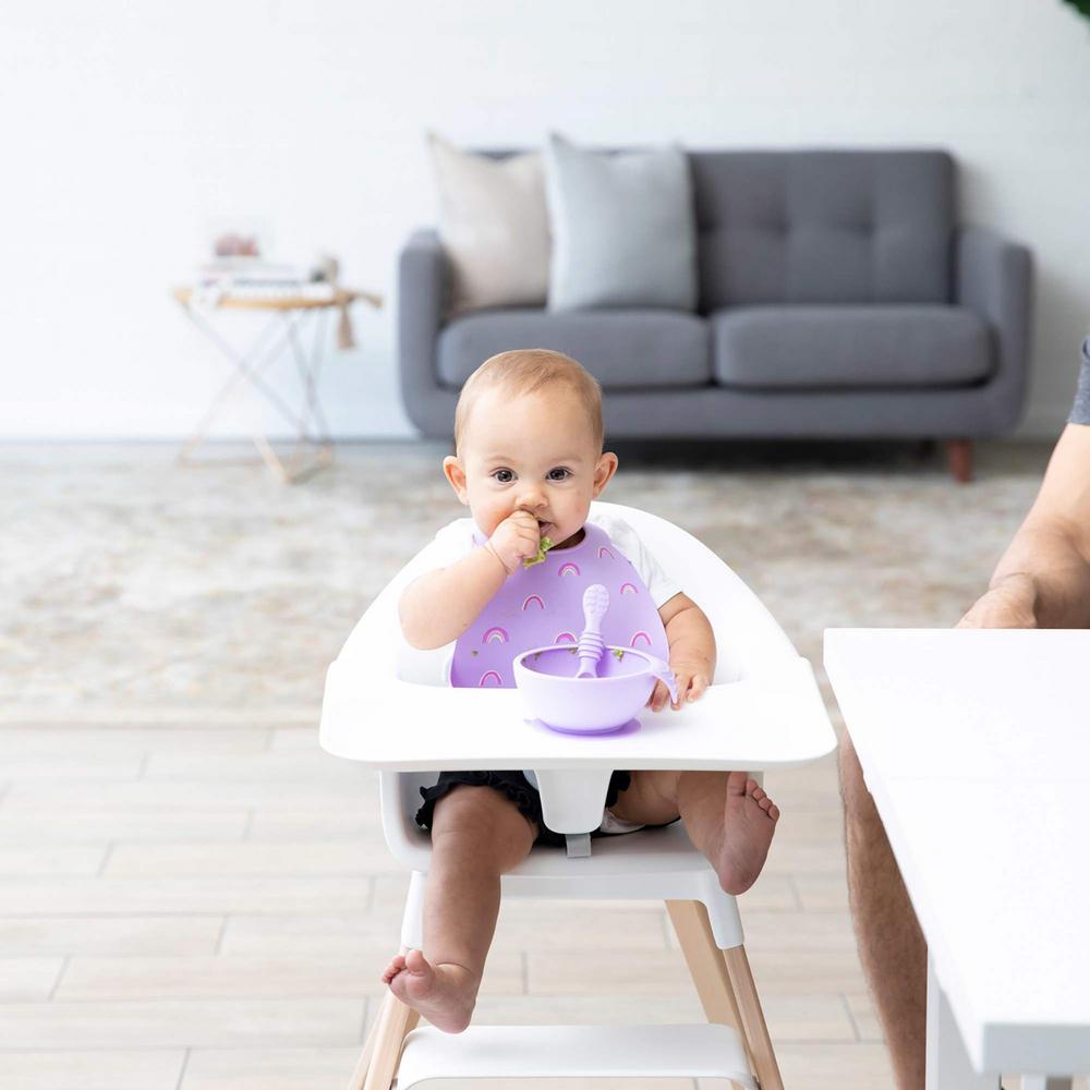 Bumkins Silicone Bib - Rainbows