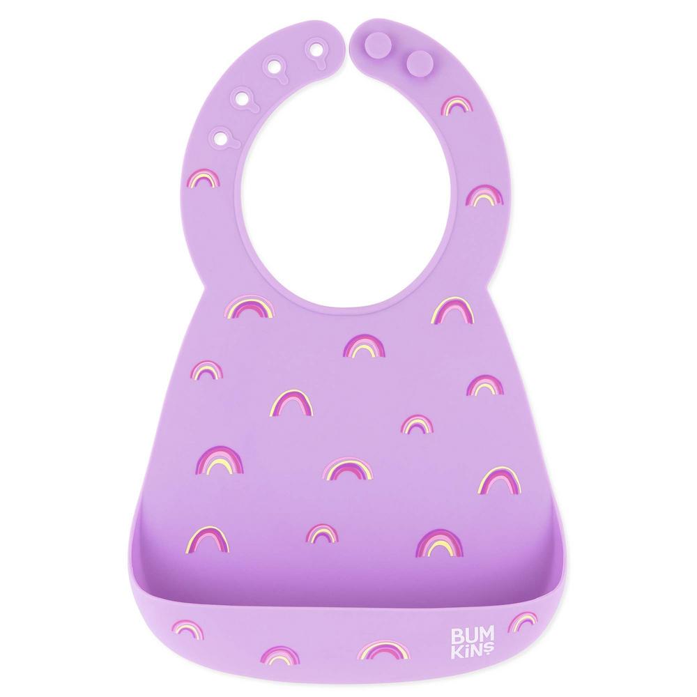 Bumkins Silicone Bib - Rainbows